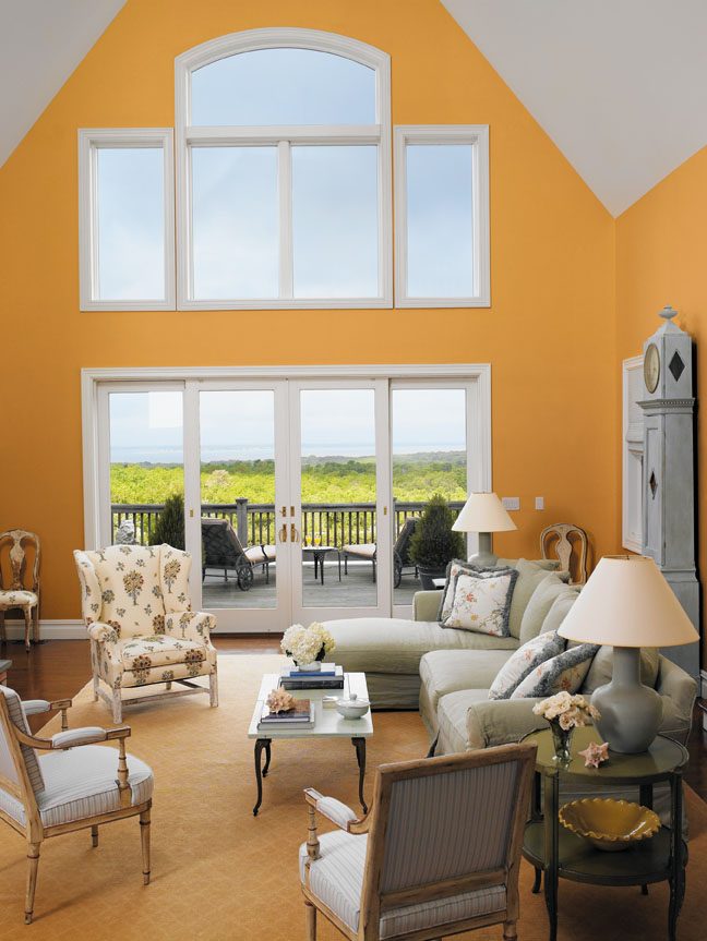 Residential Yellow White Interior