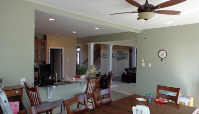 Residential Open Dining Kitchen Interior