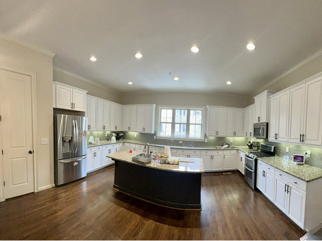 photo of repainted kitchen in sandy springs