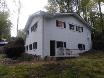 after photo of exterior painting project in sandy springs