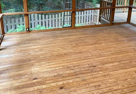 stained wood floor in dunwoody ga - after