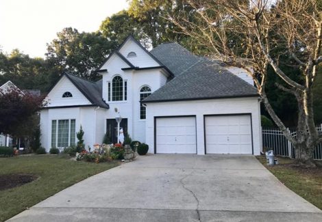 repainted brick and siding in sandy springs ga - after