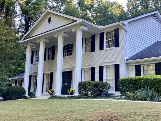 repainted brick exterior home in sandy springs ga - after photo Preview Image 3