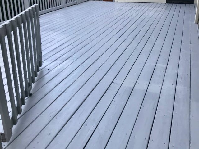photo restained deck in dunwoody ga Preview Image 1