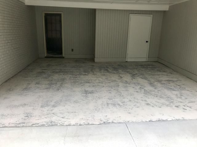 photo of garage floor in sandy springs before new epoxy floor Preview Image 1