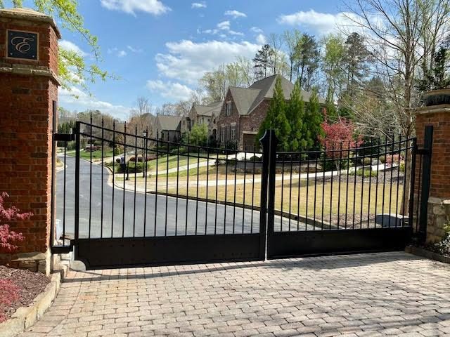 repainted entry gates into high end neighborhood in sandy springs Preview Image 3