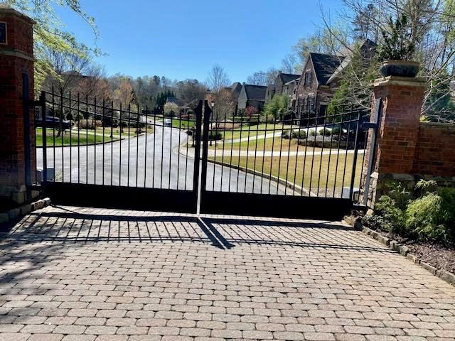 repainted entry gates into high end neighborhood in sandy springs Preview Image 2