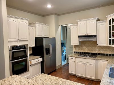 after photo of repainted kitchen in sandy springs georgia