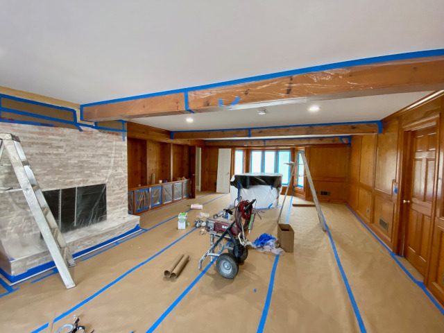 living room before being repainted - sandy springs, ga Preview Image 2