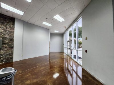 photo of repainted common area in a church in dunwoody
