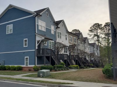 repainted kensington gates townhomes in atlanta georgia