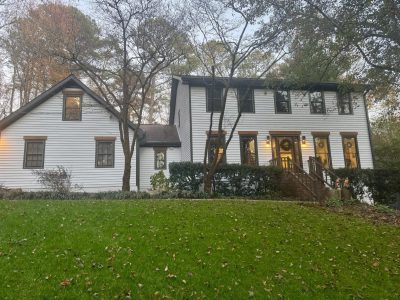 photo of repainted home in sandy springs georgia