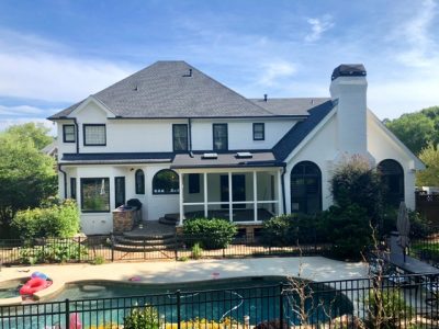 certapro painters of dunwoody - rear of recently painted home in sandy springs