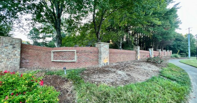 privacy wall before being restored Preview Image 1