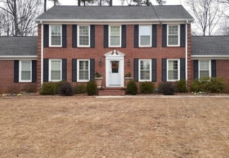 certapro painters of dunwoody repainted this red brick home in dunwoody ga