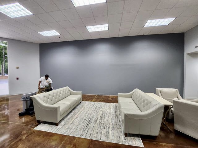 photo of repainted common area in a church in dunwoody Preview Image 1