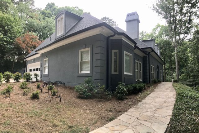 exterior of house after being repainting in sandy springs Preview Image 4