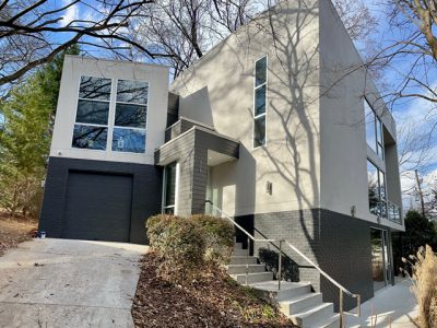 repainted exterior of home in sandy springs