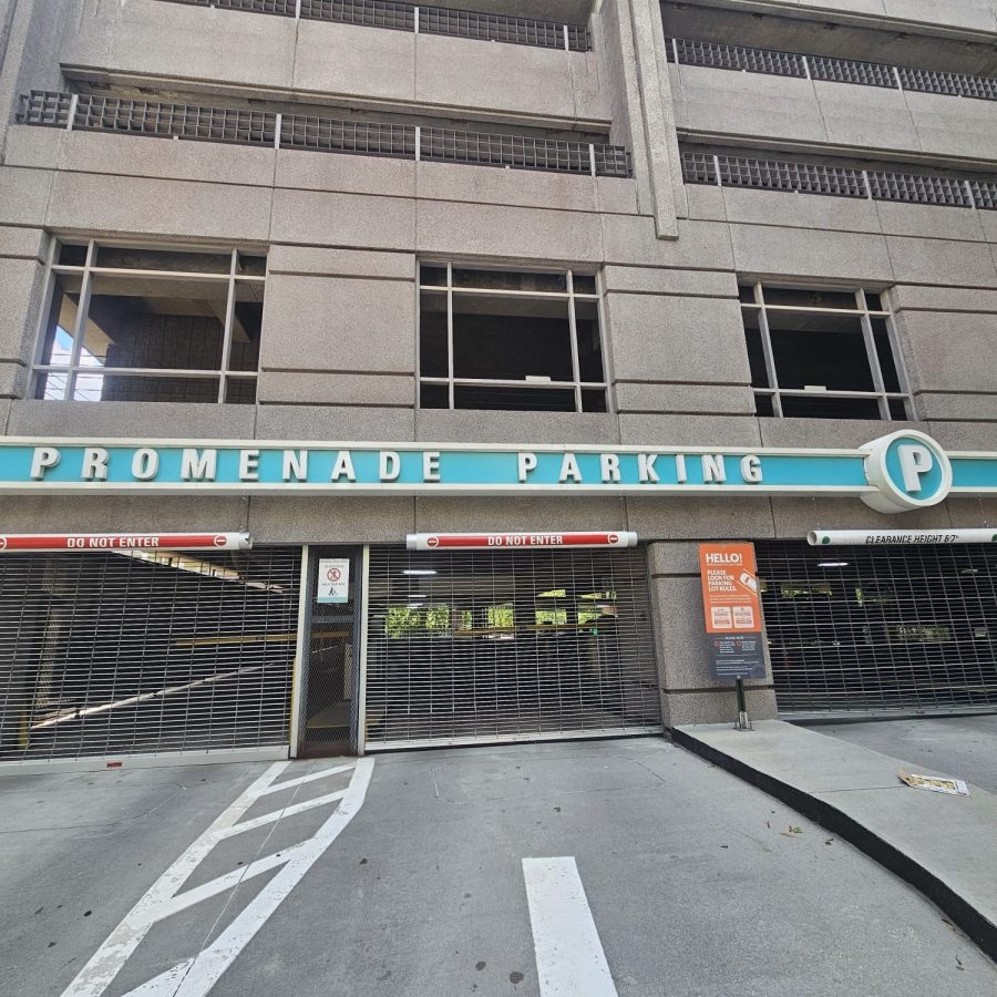 parking garage in midtown atlanta before being painted Preview Image 1