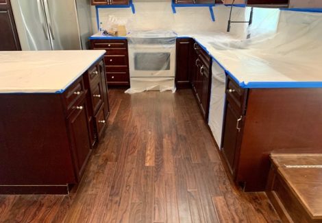 repainted kitchen cabinetry in dunwoody ga - certapro painters - before