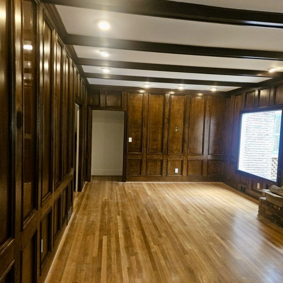 photo of stained wood walls in sandy springs ga Preview Image 1