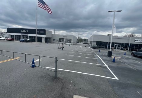 Car Dealership Parking Lot