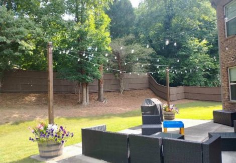 restained fence in dunwoody georgia