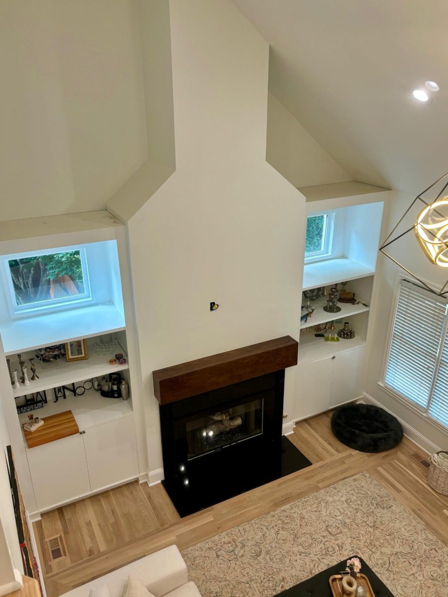 fireplace wall before painting in dunwoody ga Preview Image 1