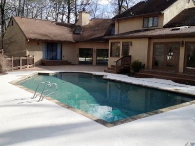 repainted exterior of home in sandy springs ga