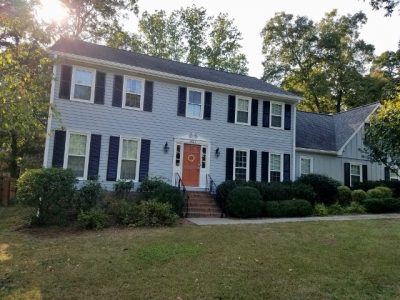 exterior of repainted house in dunwoody ga
