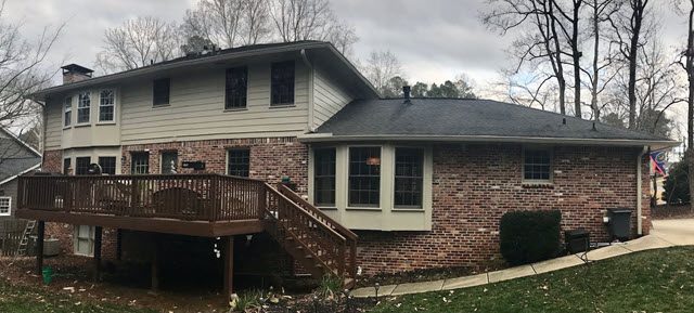 photo of repainted back of home in dunwoody georgia Preview Image 1