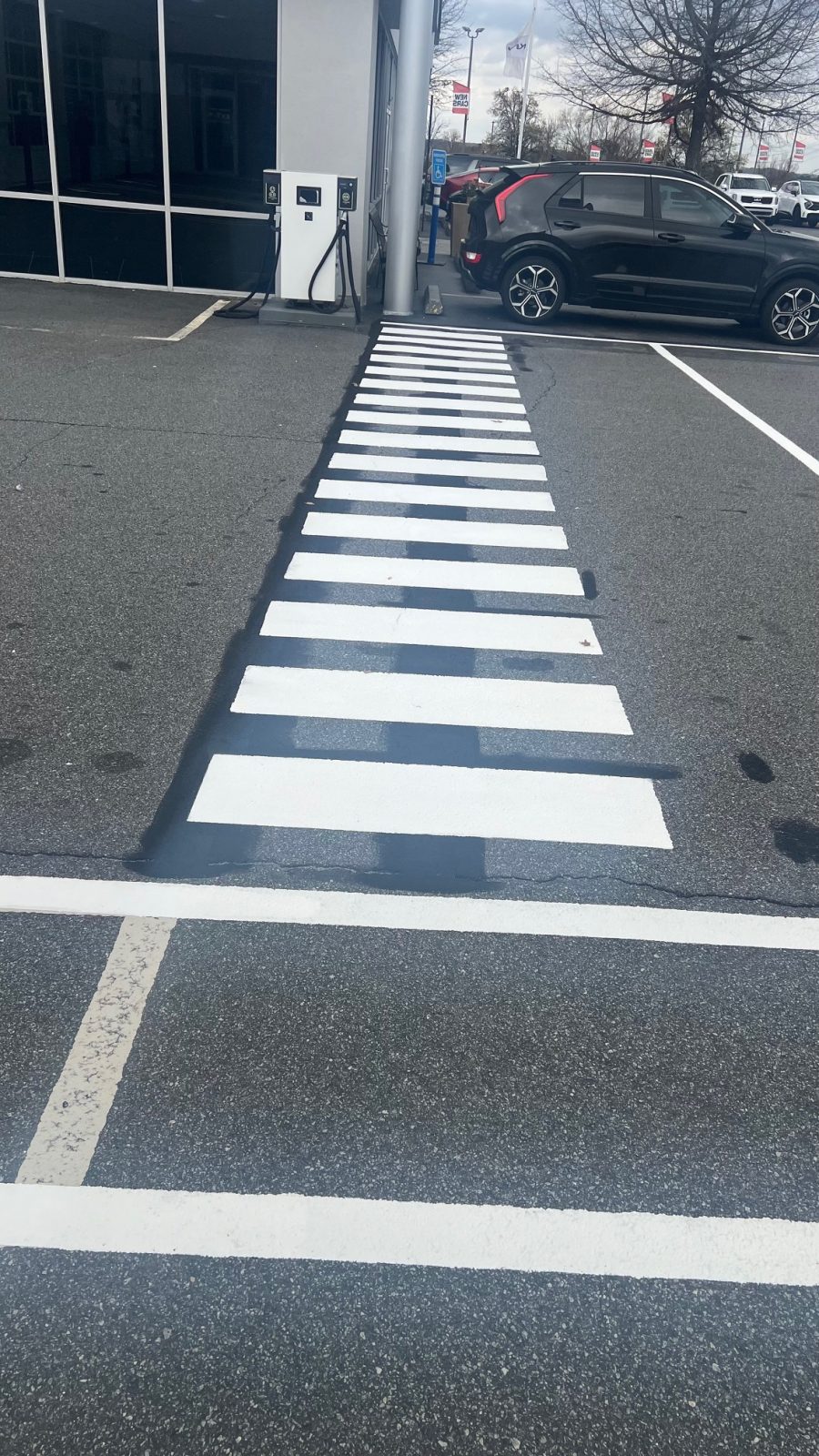 newly painted crosswalk in kennesaw ga Preview Image 1