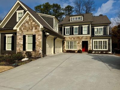 photo of repainted home in sandy springs georgia