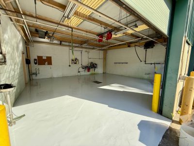 photo of re-coated industrial floor in sandy springs