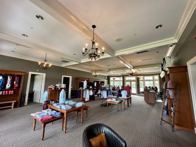 photo of repainted pro shop in sandy springs