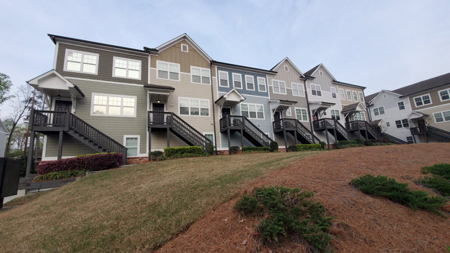 repainted kensington gates townhomes in atlanta georgia Preview Image 1