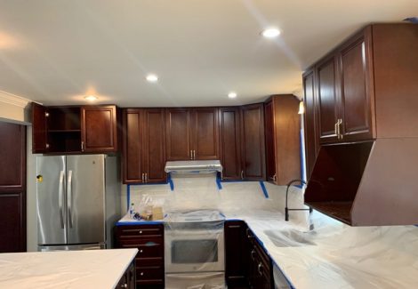 repainted kitchen cabinetry in dunwoody ga - certapro painters - before