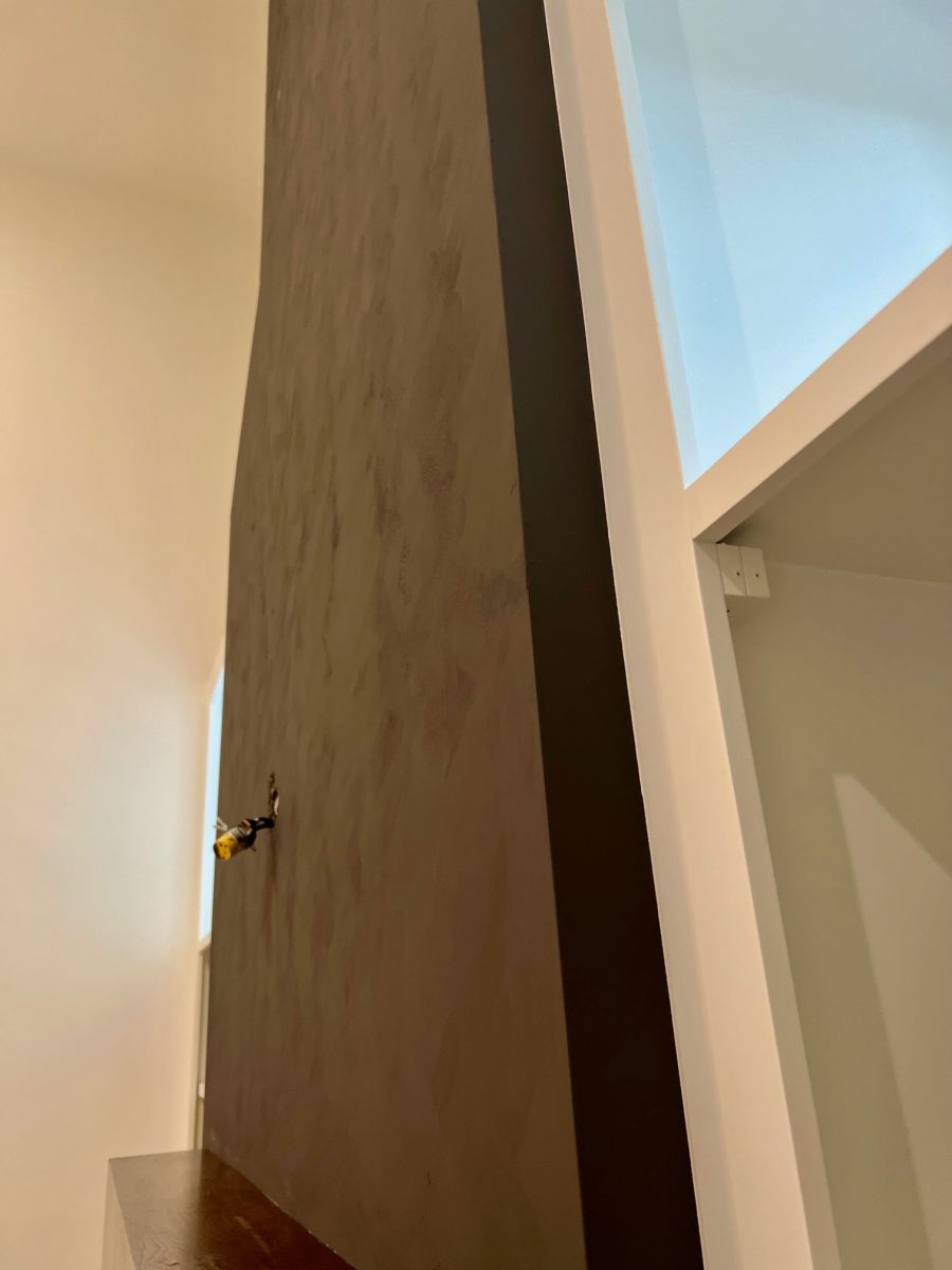 fireplace wall during painting in dunwoody ga Preview Image 2