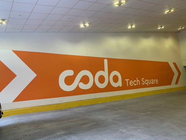 photo of repainted parking garage in atlanta Preview Image 1