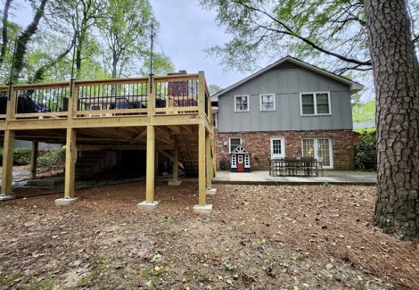 photo of home in sandy springs to be repainted