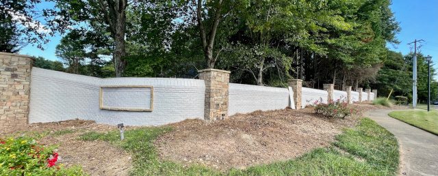 privacy wall after being restored Preview Image 2