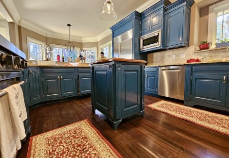 repainted kitchen cabinets in sandy springs georgia