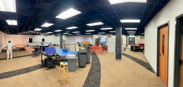 church interior before being repainted Preview Image 1