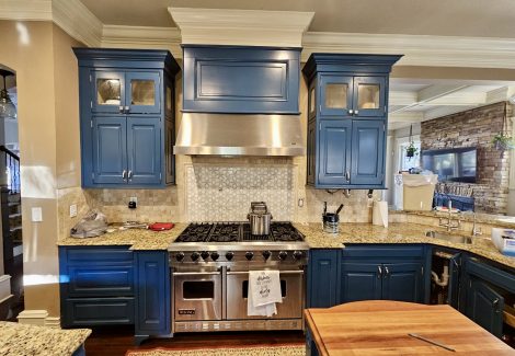 repainted kitchen cabinets in sandy springs georgia