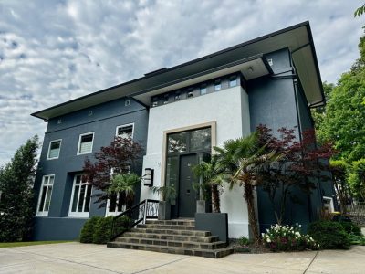 repainted modern home in sandy springs ga