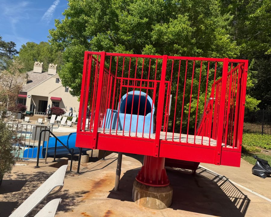 repainted pool platform by certapro painters of sandy springs Preview Image 1