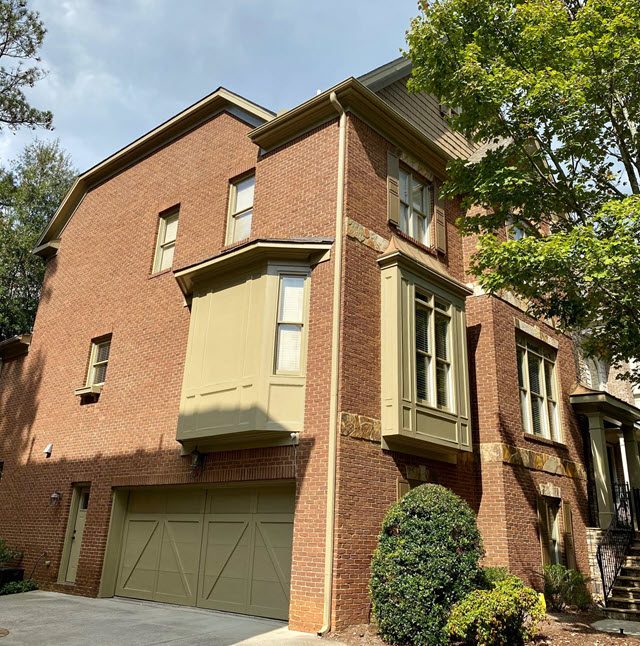 photo of repainted brick exterior home in sandy springs ga Preview Image 1