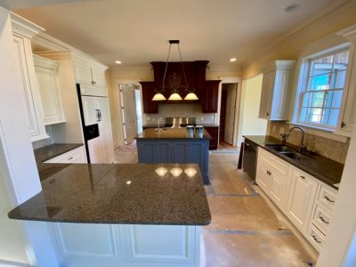 repainted kitchen cabinets