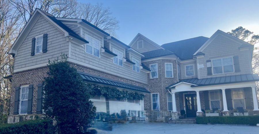 brick home in sandy springs georgia before being painted Preview Image 1