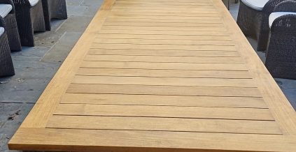 Teak Table Restoration – Before, During, After ...